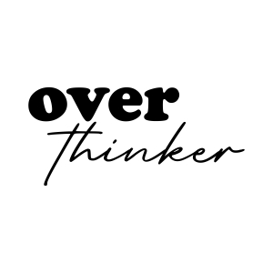 Overthinker SVG, Introvert Vector SVG Instant Download T-shirt SVG