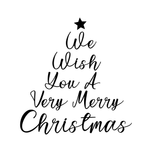 We Wish You A Very Merry Christmas SVG, Christmas Tree SVG Christmas SVG