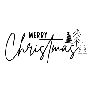 Merry Christmas with Trees SVG, Christmas T-shirt SVG Christmas SVG