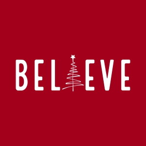 Believe SVG Christmas, Christmas Tree Shirt SVG Christmas SVG