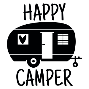 Happy Camper SVG, Camping Van SVG Instant Download Camping SVG
