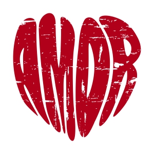 Distressed Heart Shaped Amor SVG Design for Valentine's Day DIY Valentine's Day SVG
