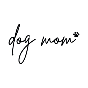 Dog Mom SVG, Dog Lover Paw SVG Instant Download Mother's Day SVG