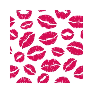 Lips Pattern SVG Design, Kisses SVG Instant Download Backgrounds and Patterns
