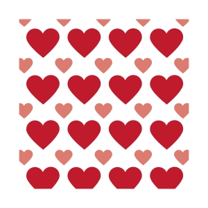 Heart Pattern SVG for Cricut, Heart Silhouette Backgrounds and Patterns