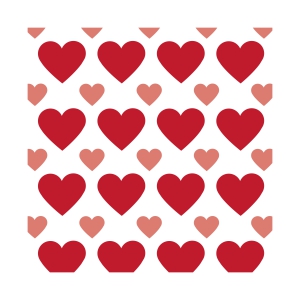 Heart Pattern SVG for Cricut, Heart Silhouette Backgrounds and Patterns