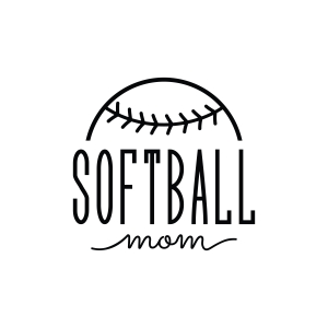 Softball Mom SVG, Sport Mom SVG Instant Download Baseball SVG