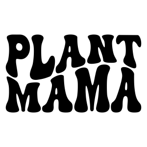 Plant Mama SVG,  Wavy Retro Mama SVG Clipart Mother's Day SVG