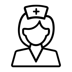 Nurse Silhouette Outline SVG, Medical Assistant SVG Nurse SVG