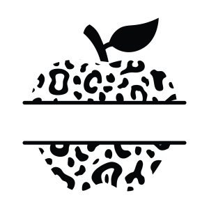 Apple Name Frame SVG, Teacher Monogram SVG Teacher SVG