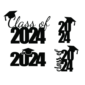 Class Of 2024 SVG with Graduation Hat | PremiumSVG