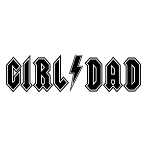Girl Dad Bolt Lightning SVG, ACDC SVG Files | PremiumSVG