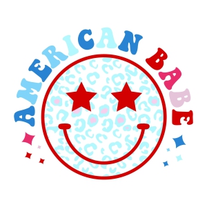 American Babe SVG, PNG for Sublimation 4th Of July SVG