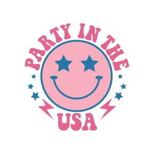 Party In The USA SVG, 4th of July PNG 4th Of July SVG