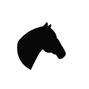 Horse Head Silhouettes