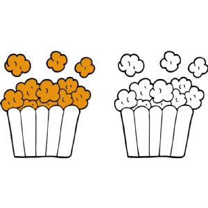 Popcorn SVG Bundle, Popcorn Bundle Vector Files Snack