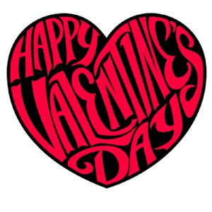 Happy Valentines Day Heart SVG, Love Clipart Valentine's Day SVG