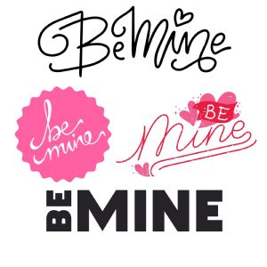 Be Mine SVG Bundle, Valentine SVG Bundle Valentine's Day SVG