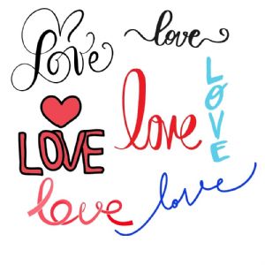 Love SVG Bundle, Love Writing SVG Bundle Valentine's Day SVG
