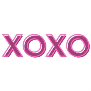 Neon XOXO SVG, Valentine's Day SVG Digital Download Valentine's Day SVG
