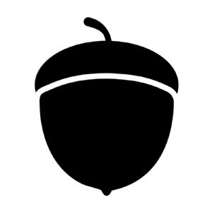 Acorn SVG, Acorn Clipart Black and White Drawings