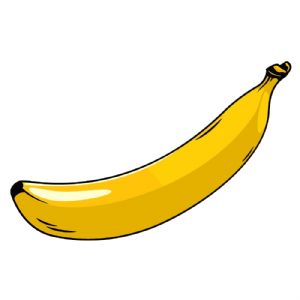 Banana SVG Vector, Banana Icon Fruits and Vegetables SVG