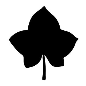 Black Ivy Leaf SVG, Instant Download Flower SVG