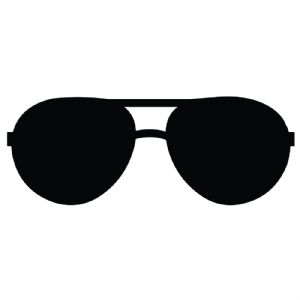 Black Sunglasses SVG, Instant Download Summer SVG
