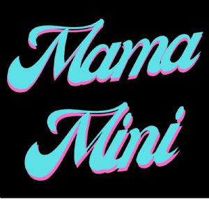 Blue and Pink Mama Mini SVG, Mama Mini Cut File Mother's Day SVG