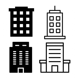 Building Office Bundle SVG Cut File Building And Landmarks