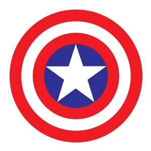 Captain America Shield SVG, Captain America Instant Download Cartoons