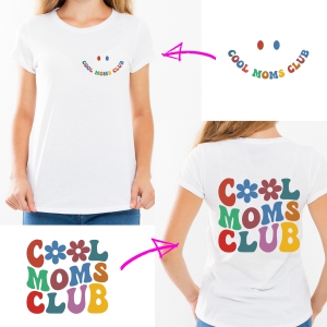 Cool Moms Club PNG, Sublimation Sublimation Designs