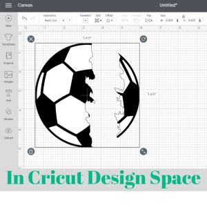 Distressed Soccer Monogram SVG, Soccer Instant Download Football SVG