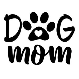 Dog Mom Paw SVG, Dog Lover SVG Instant download Mother's Day SVG