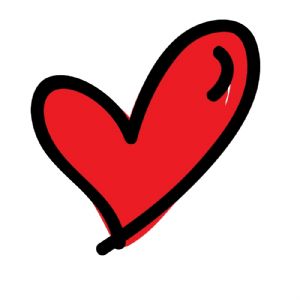 Doodle Heart SVG, Love SVG Digital Download Valentine's Day SVG
