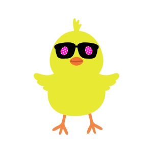 Easter Chick SVG, Cute Easter Chick Cricut Files Easter Day SVG