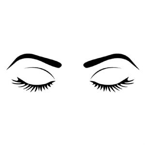 Eyebrown and Eyelashes SVG, Eyebrown with Eyes and Lashes Vector Beauty and Fashion
