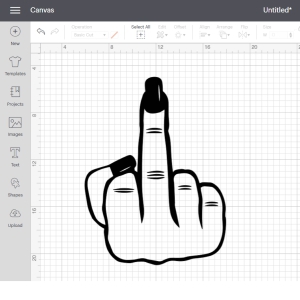 Female Middle Finger SVG, Female Finger Clipart Files Drawings