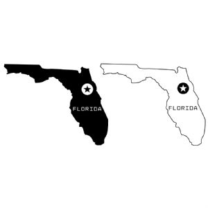 Florida Map SVG, Florida State USA Instant Download USA SVG