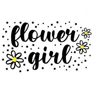 Flower Girl SVG, Instant Download T-shirt SVG