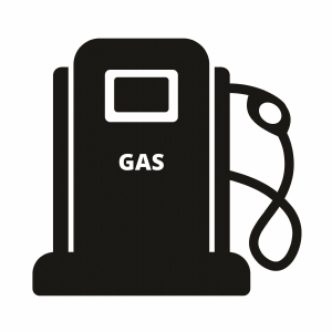 Gas Pump Silhouette SVG, Gas Patrol Pump SVG Instant Download Vector Illustration