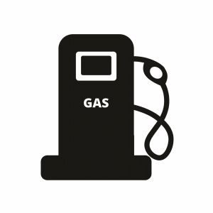 Gas Pump SVG Cut File, Gas Patrol Station SVG Instant Download Vector Illustration
