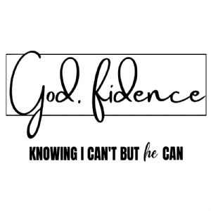 Godfidence SVG, God.Fidence Vector Instant Download Beauty and Fashion