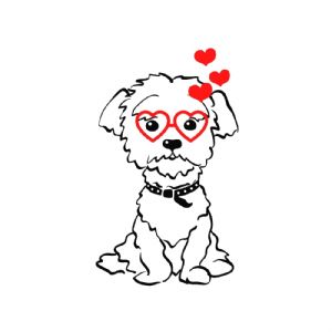 Goldendoodle SVG, My Doodle Is My Valentine SVG Valentine's Day SVG