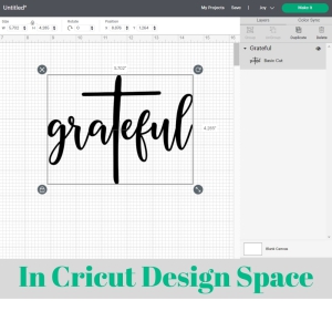 Grateful Cross SVG File, Grateful Instant Download Christian SVG