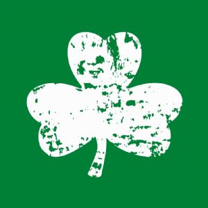 Three Leaf Grunge Shamrock SVG, St. Patrick's Day Desing St Patrick's Day SVG