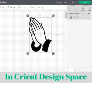 Hand Praying SVG, Praying Vector Instant Download Christian SVG