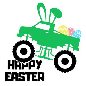 Happy Easter Monster Truck SVG Easter Day SVG