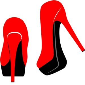 Red High Heel SVG, Instant Download Beauty and Fashion