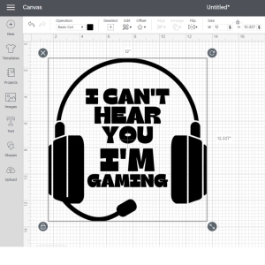 I Can't Hear You I'm Gaming SVG, Funny Gaming Quotes Svg Cut Files Gaming